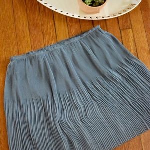 H&M Sheer Pleated Skirt